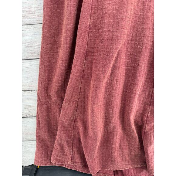 Torrid Festi Open Tie Back Maxi Dress Womens 3X Red Burgundy NEW - Picture 3 of 13